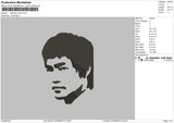 Bruce Bw Embroidery File 6 sizes