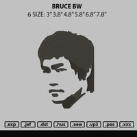 Bruce Bw Embroidery File 6 sizes