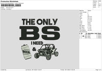 Bs Truck Embroidery File 6 sizes