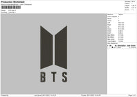 BTS Logo Embroidery