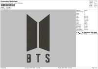 BTS Logo Embroidery