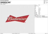 BUDWEISER Embroidery