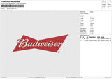 BUDWEISER Embroidery