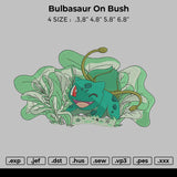 Bulbasaur On Bush