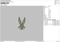 Bunny Money Embroidery File 6 sizes