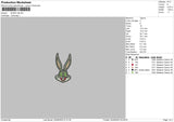 Bunny Money Embroidery File 6 sizes