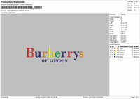 Burberrys London