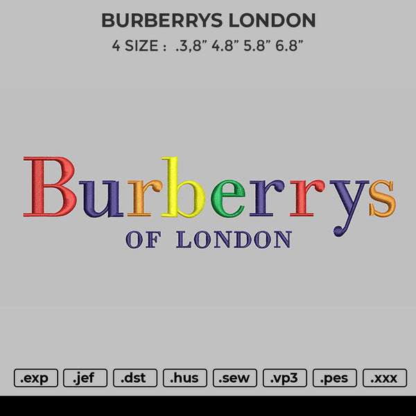 Burberrys London