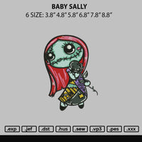 Baby Sally Embroidery File 6 sizes