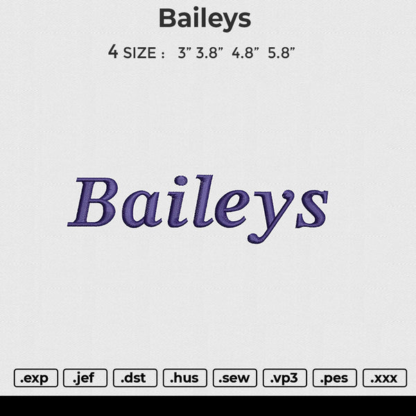 Baileys Embroidery