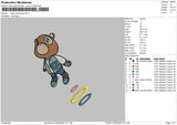 Bear 2024 Embroidery File 6 sizes