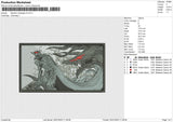 Berserk Rectangle V3 Embroidery File 6 Sizes