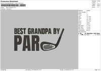 Grandpa02 Embroidery File 6 sizes