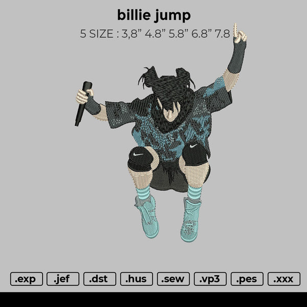 billie jump Embroidery