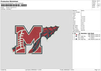 Braves Lm Embroidery File 6 sizes