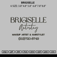 Brigiselle Embroidery File 6 sizes