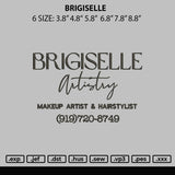 Brigiselle Embroidery File 6 sizes