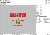 Calcifer Embroidery File 6 sizes