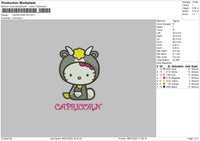 Capricorn Hk Embroidery File 6 sizes