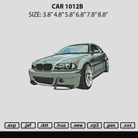 Car 1012b Embroidery File 6 sizes