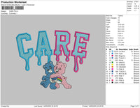 Care Embroidery File