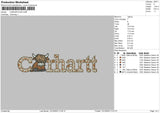 Carhartcow Embroidery File 6 sizes