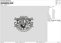 Carolinas Embroidery File 6 sizes