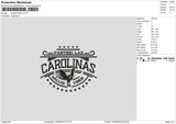 Carolinas Embroidery File 6 sizes