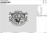 Carolinas Embroidery File 6 sizes