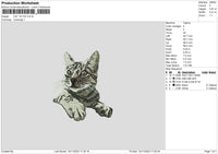 Cat 1411 Embroidery File 6 sizes