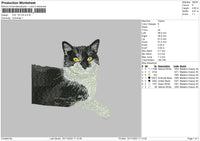 Cat 1511 Embroidery File 6 sizes