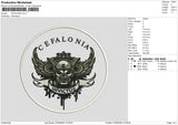 Cefalonia Embroidery File 6 sizes