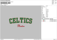 Celtics2601 Embroidery File 6 sizes