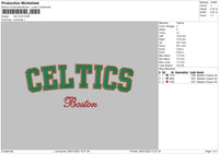 Celtics2601 Embroidery File 6 sizes