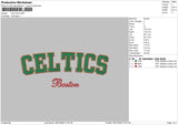 Celtics2601 Embroidery File 6 sizes