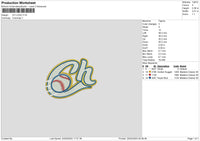 Ch Ball Embroidery File 6 sizes