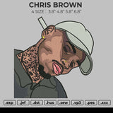 CHRIS BROWN Embroidery