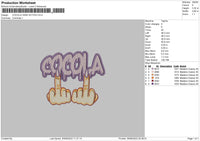 Cocola Hand Embroidery File 6 sizes