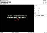 Consisten Embroidery File 6 sizes