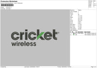 Cricket Embroidery