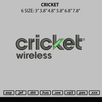 Cricket Embroidery