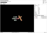 Crucifix Embroidery File 6 sizes