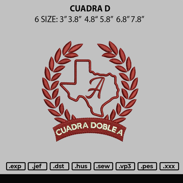 Cuadra D Embroidery