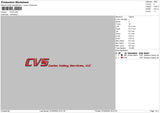 Cvstext Embroidery File 6 sizes