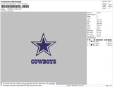 Cowboy Logo Embroidery