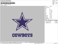 Cowboy Logo Embroidery