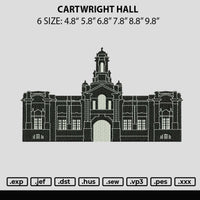 Cartwright Hall Embroidery File 6 sizes