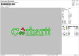 Grinch C Embroidery File 6 sizes