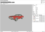 Chevrolet C Embroidery File 6 sizes