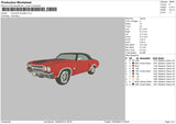 Chevrolet C Embroidery File 6 sizes